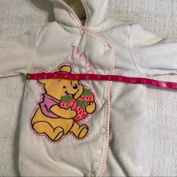 Disney Baby Winnie the Pooh Hooded and Footed One-Pierce Cover Up - Picture 9 of 10